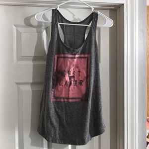 4/$12 Old Navy Gray and Pink Athletic Tank